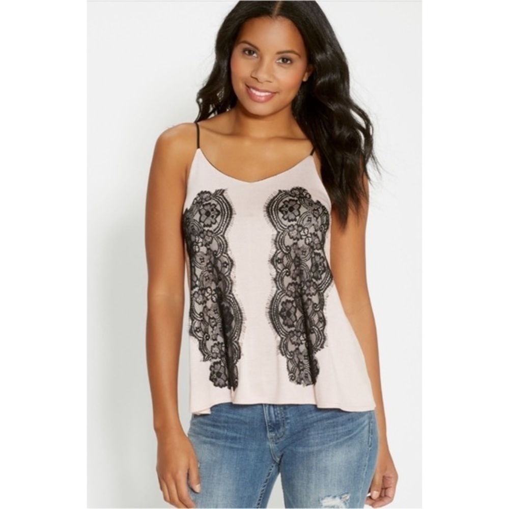 NWOT Maurices Swing Tank With Lace